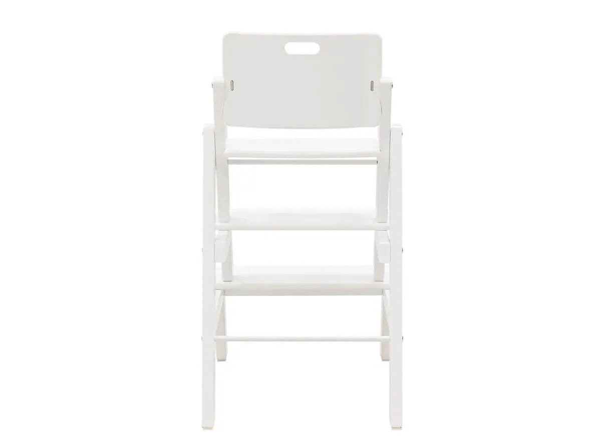 Stully High Chair with Brace White