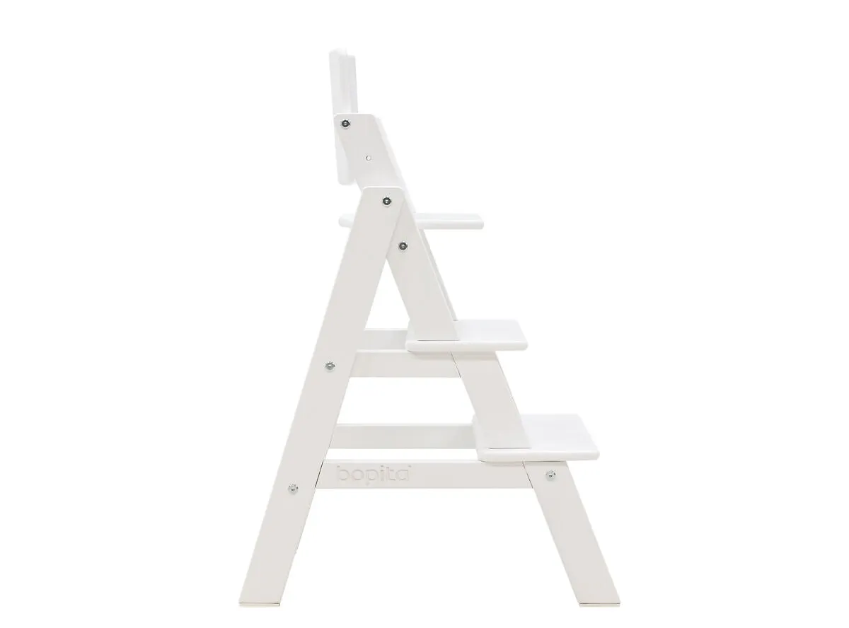 Stully High Chair with Brace White