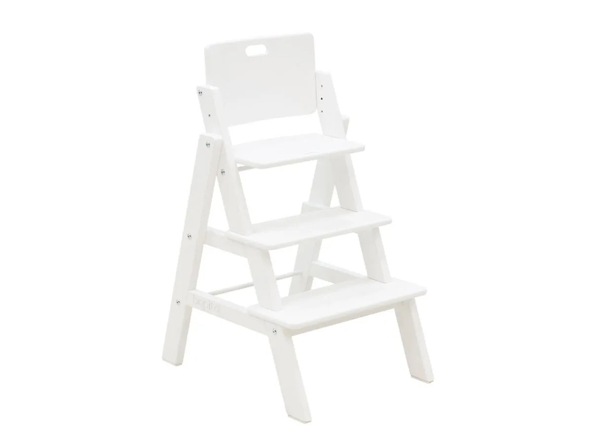 Stully High Chair with Brace White