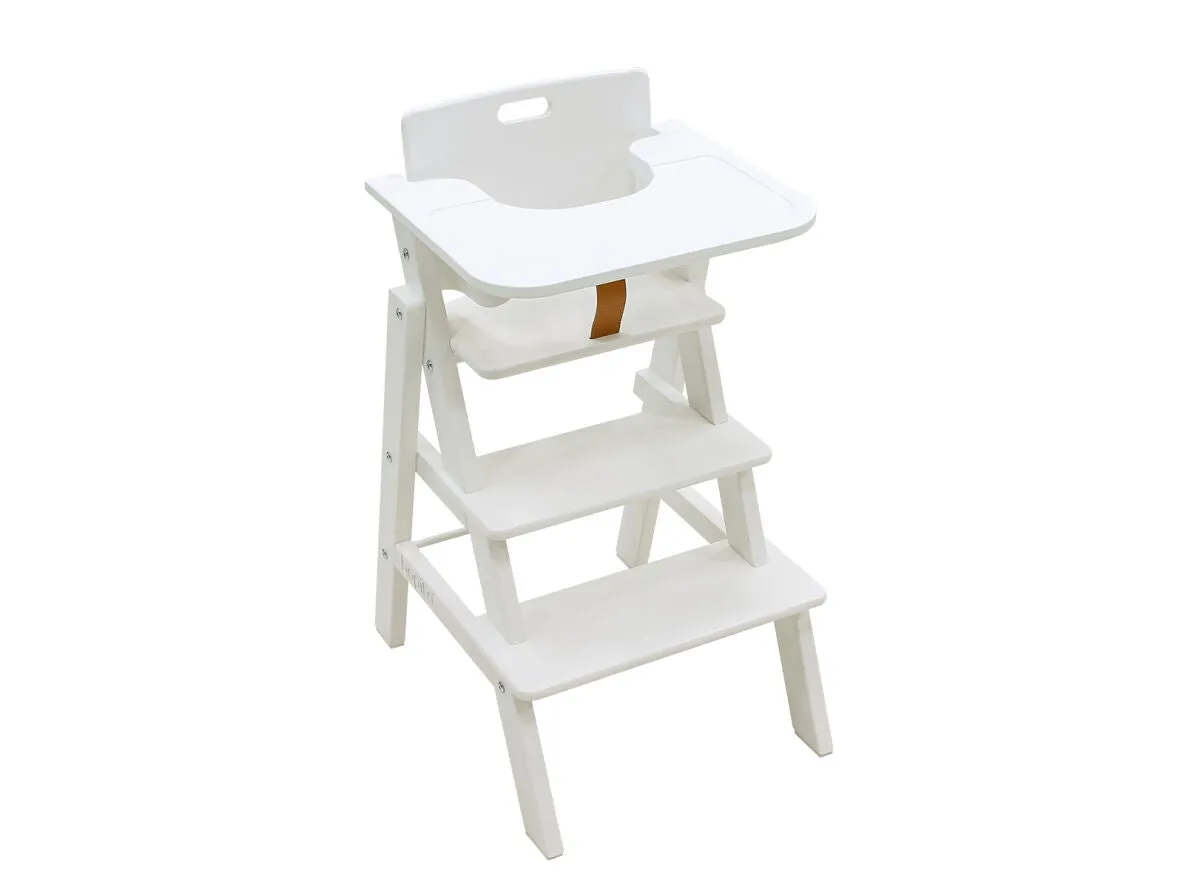 Stully High Chair with Brace White