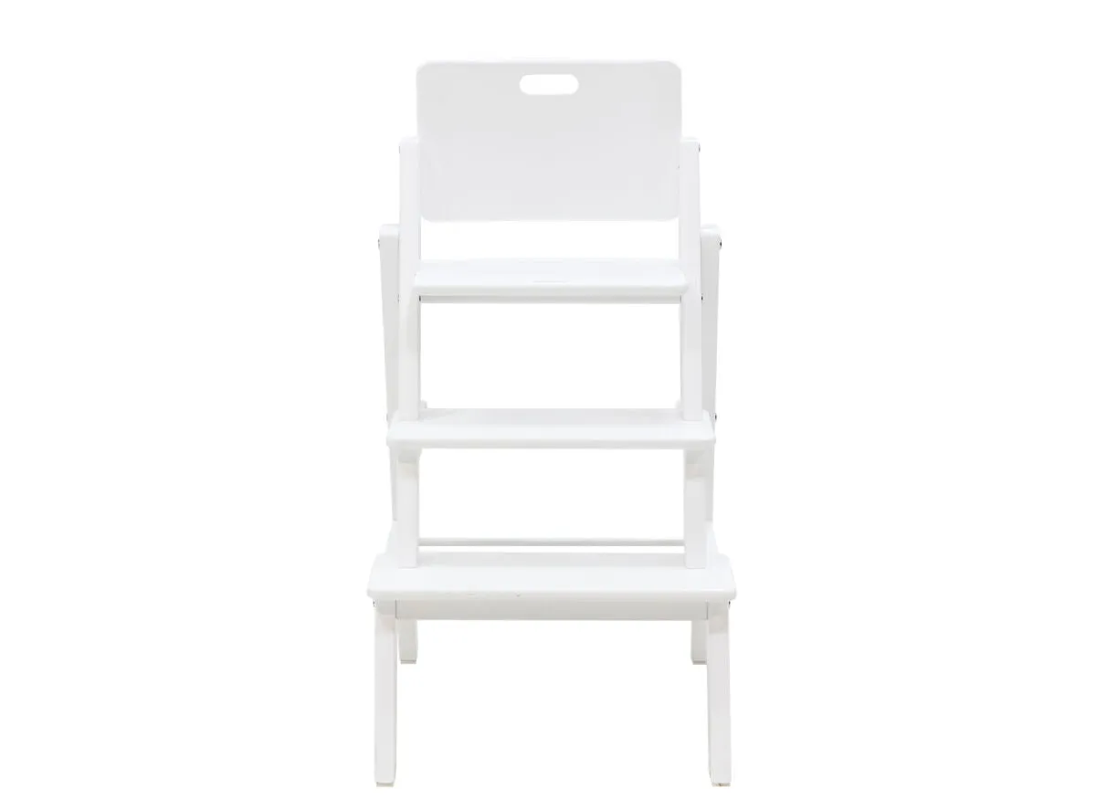 Stully High Chair with Brace White