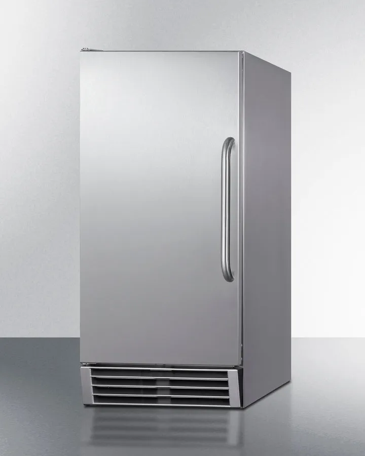 Summit Built-In Outdoor 50 lb. Clear Icemaker ADA Compliant - BIM47OSADA