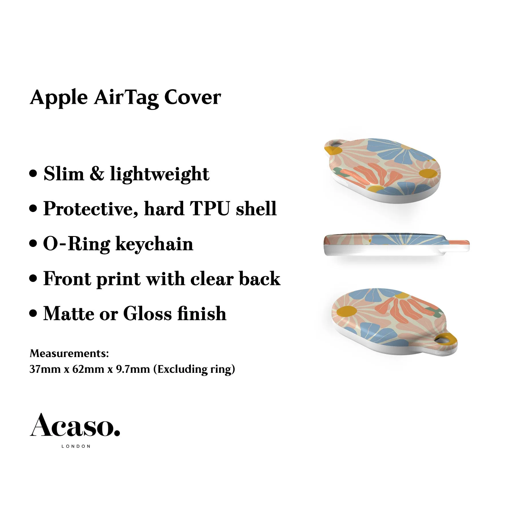 Sunflowers AirTag Holder