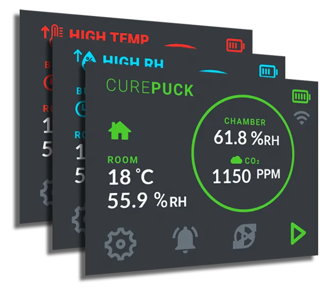 Twister Cure Puck Environment Control System