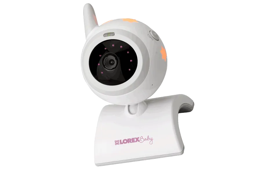 Video baby monitor with large 7 inch display