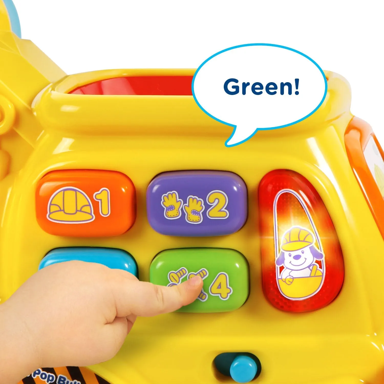 VTech, Pop-a-Balls, Push and Pop Bulldozer, Toddler Learning Toy