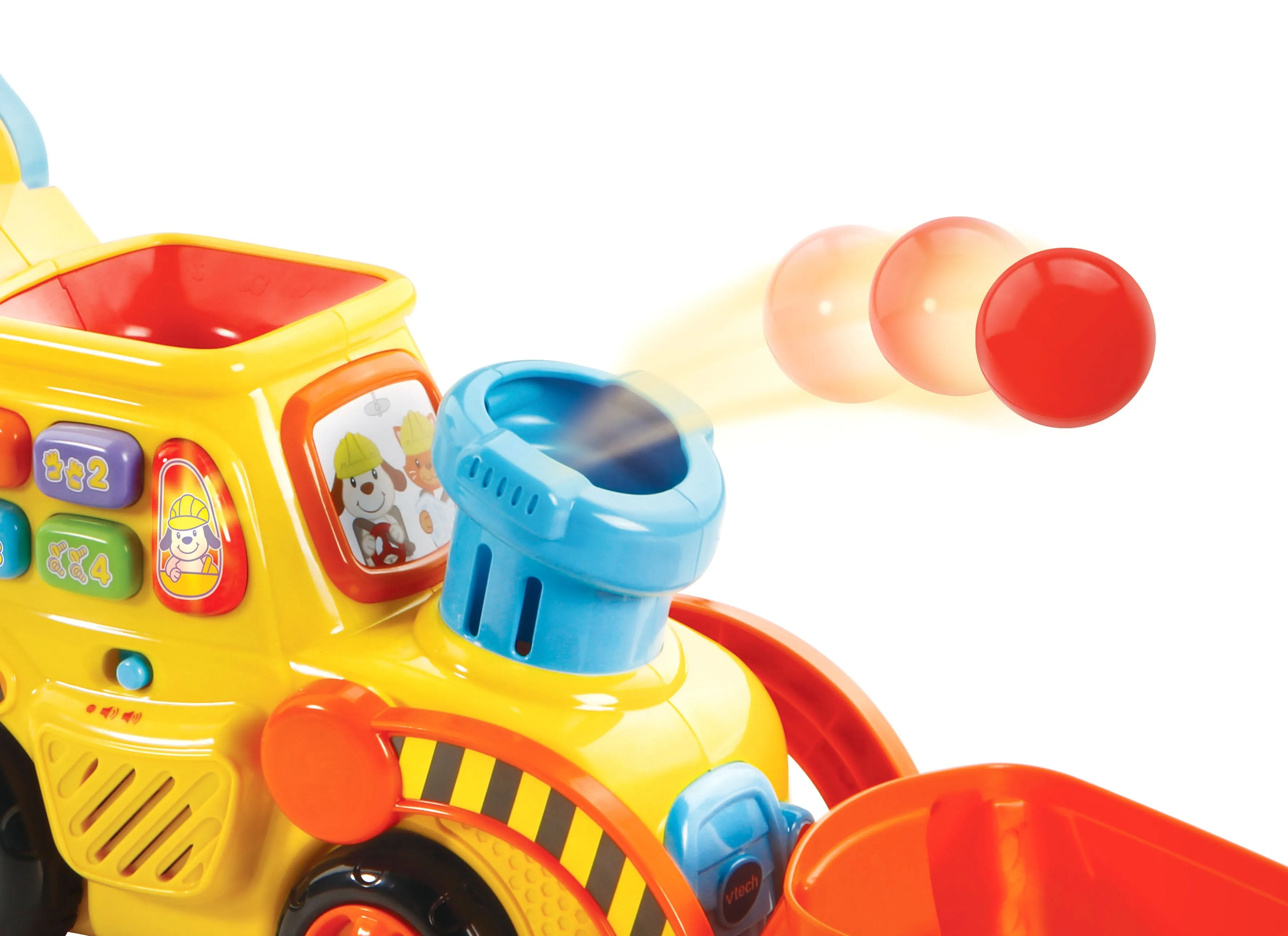 VTech, Pop-a-Balls, Push and Pop Bulldozer, Toddler Learning Toy