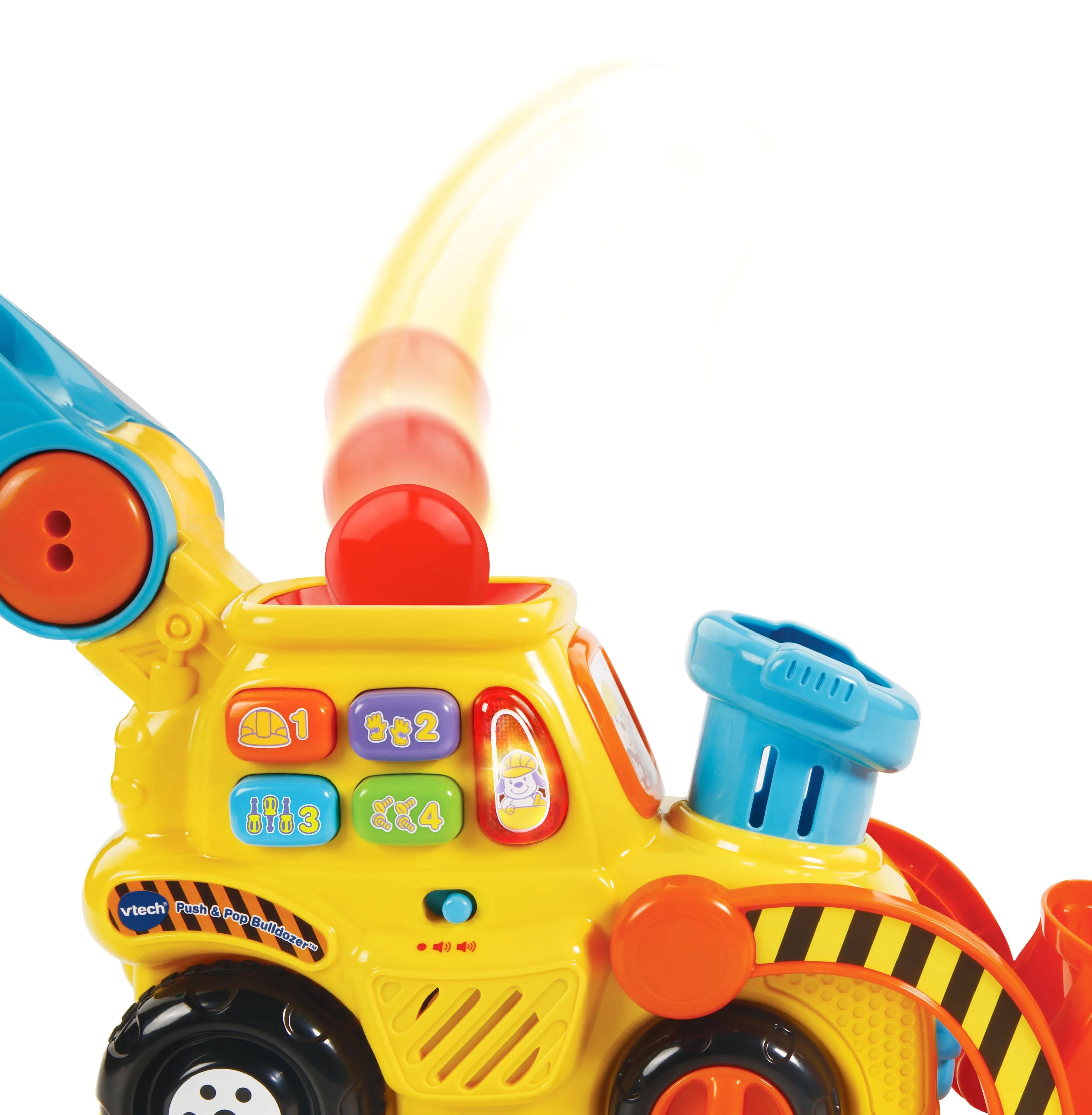 VTech, Pop-a-Balls, Push and Pop Bulldozer, Toddler Learning Toy