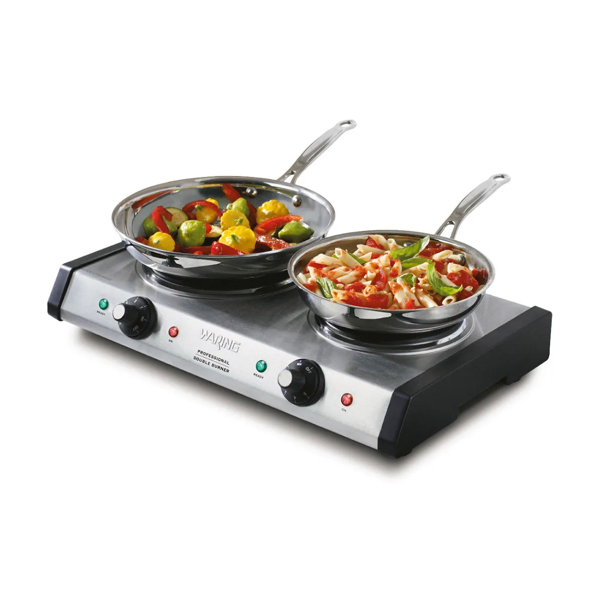 Waring WDB600 Heavy-Duty Commercial Cast Iron Double Burner