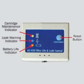 Water Filter Leak Shut Off & Filter Life Monitor