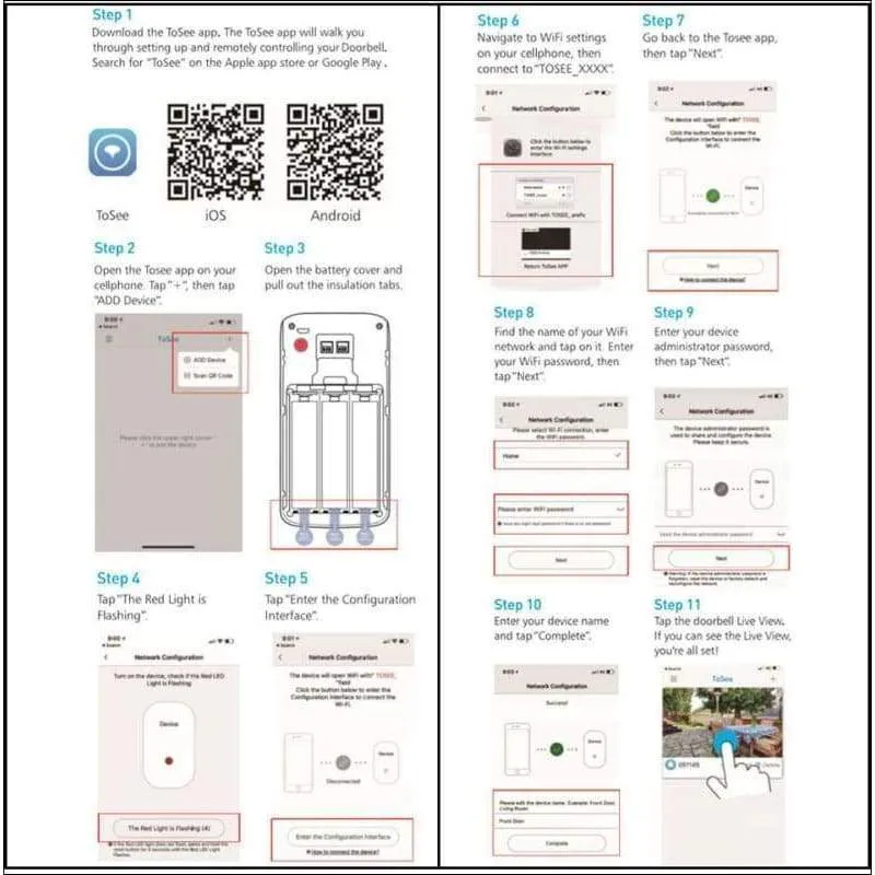 Wifi Ring Video Doorbell