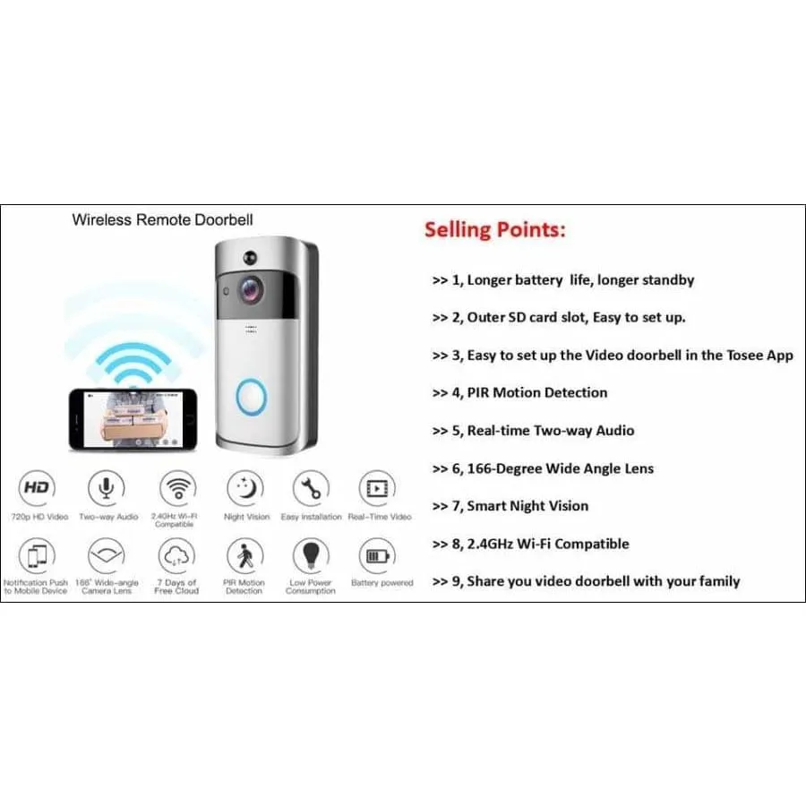 Wifi Ring Video Doorbell